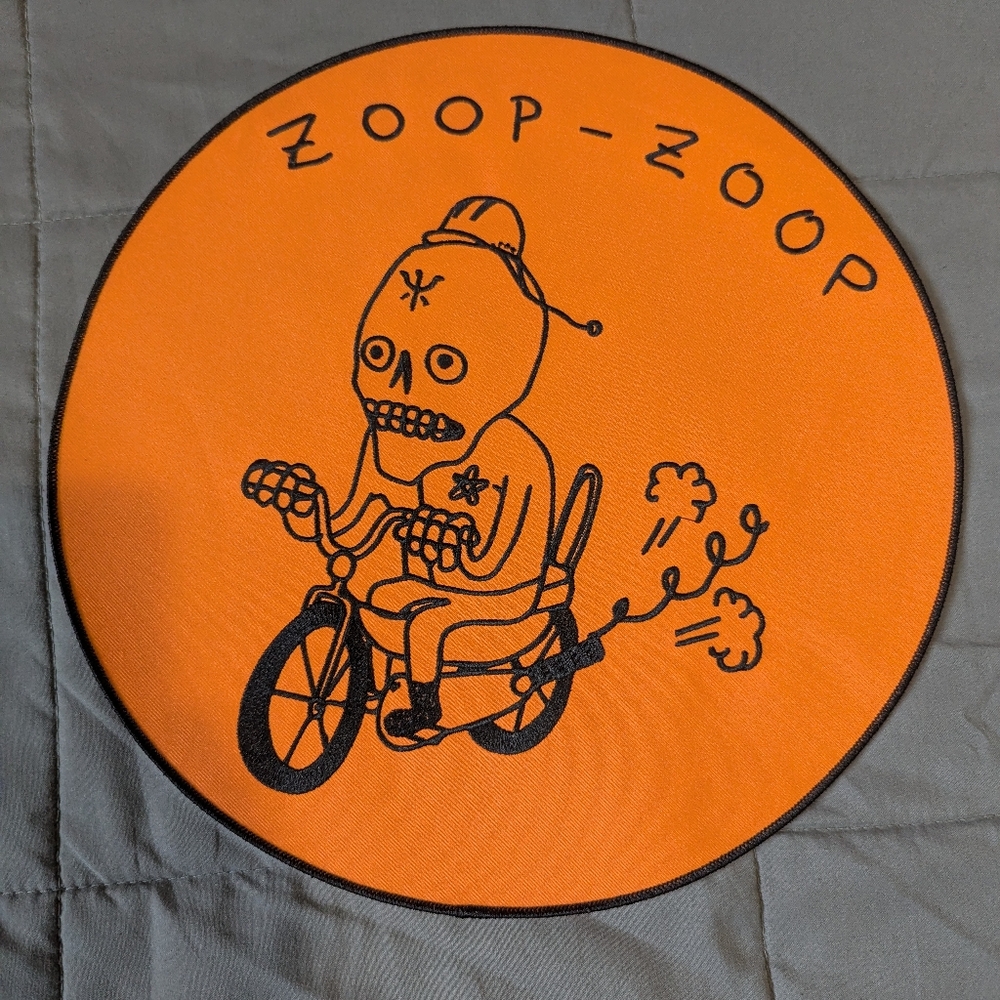 Large Embroidered Zoop-Zoop Back Patch